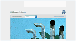 Desktop Screenshot of klimatechniker.net